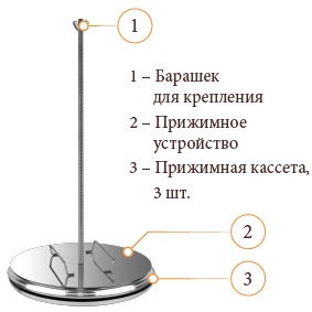 Кассета для фиксации банок